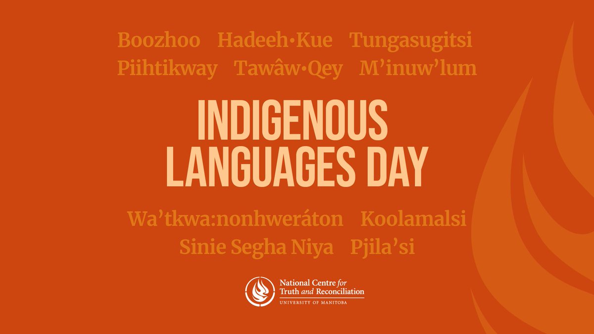 Today we acknowledge the rich and diverse heritage of the Indigenous languages spoken across the country. Our languages are invaluable to Indigenous identity and we must ensure they are protected and passed on to the next generations. #nctr_um