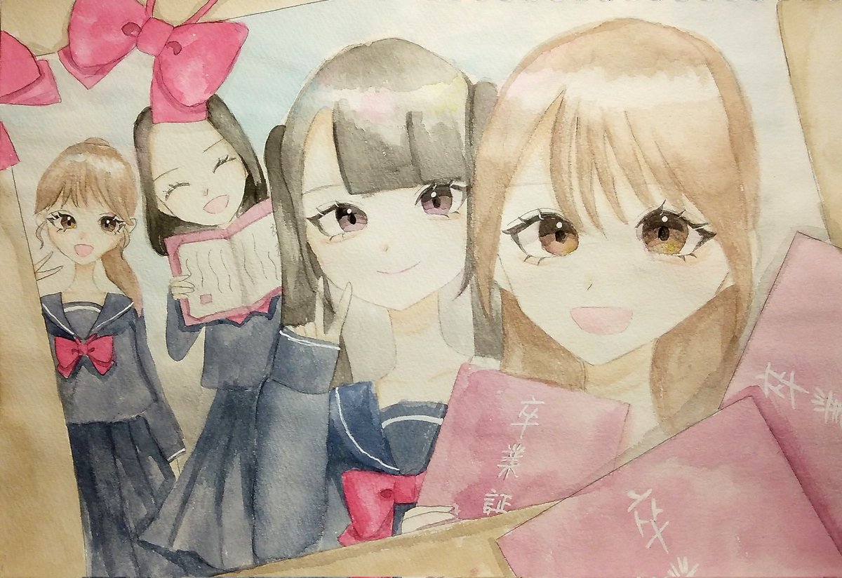 s1r01__flower's tweet image. 〖思い出〗

明日からもう高校生か...3年ってはやいね〜
#中学生でこれは上手いと思ったらRT
#絵柄が好きって人にフォローされたい 
#絵描きさんと繋がりたい 
#絵描きさんフォロバ１００