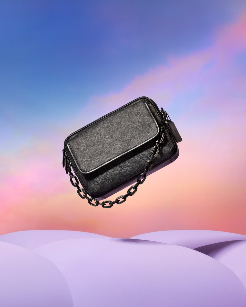 Our Charter crossbody has everything you need, for everywhere you're going. ☁️☁️☁️ Find your courage. This season, travel through virtual worlds with #imma as she discovers the #CourageToBeReal. on.coach.com/ShopFYC #CoachNY