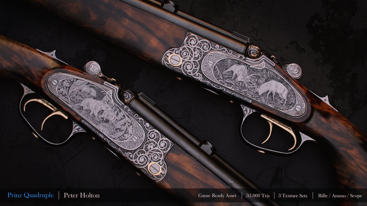 PH_Holton's tweet photo. Haven´t been using this site a lot, but I´ll be posting some of my recent work :)
#3d #3dcommission #3dgun #weaponsartist #Blender #cycles #marmorset #substancepainter #gamedev #Rifle #hunting #vierling #maya #photoshop #art #3dart #3dartist #3dartwork https://t.co/SUunleYr0P