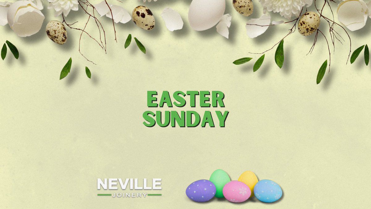 It's Easter Sunday! From all of the Neville Joinery team, we'd like to wish you a very happy Easter weekend. #Easter #Easter2024 #EasterSunday