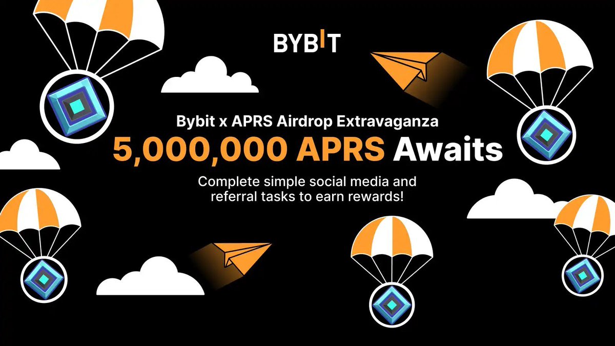 #Airdrop:🔥Bybit x APRS Airdrop 🔥 Reward pool:💰5,000,000 APRS💰 Referral: N/A Rate: ⭐️⭐️⭐️⭐️ ⭐️ (5/5) 🔹Register on Bybit 🔹Join the perks 🔹Get a share of the reward pool! 🛠 KYC, Web3 & others 🌐 Claim your Giveaway: freecoins24.io/bybit-x-aprs-a… #Airdrop