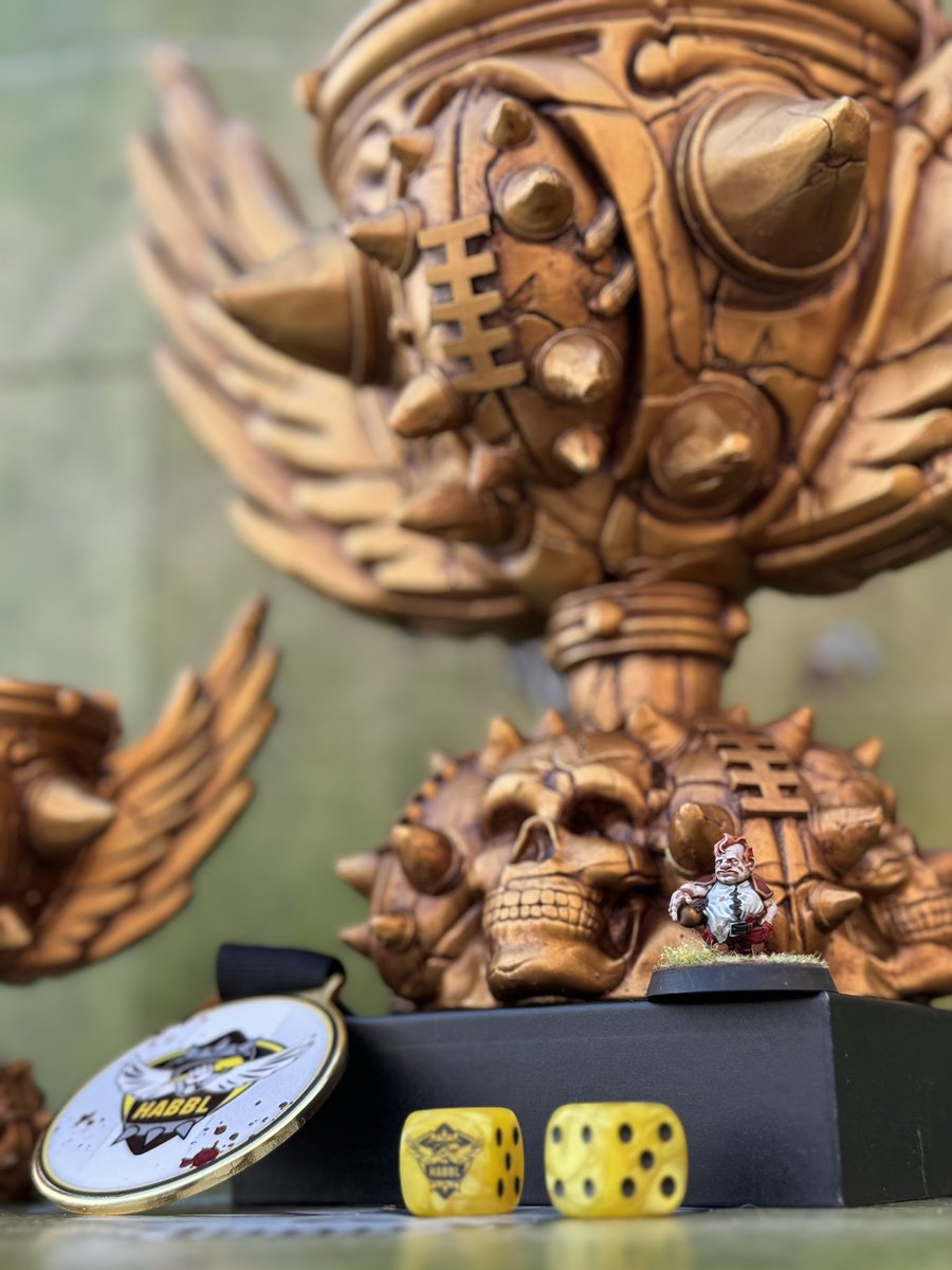 HullsAngelsClub's tweet photo. We’ve had this amazing #BloodBowl trophy created for the HABBL Cup tournament!

https://t.co/fCxRwi58VL

The winners name will be added to a plaque on the base of club trophy, and they’ll get to take home a smaller replica!  It’s going to be an epic event - don’t miss out! https://t.co/yddPuBCkOq