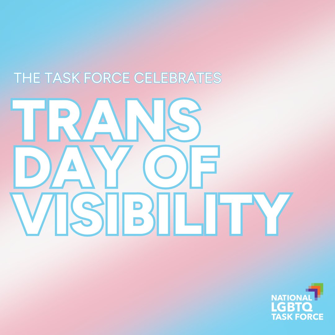 Happy Trans Day of Visibility! ✨ Today, we celebrate our Trans and Gender Non-Conforming siblings, and their contributions to society, the Movement, and culture. ✊