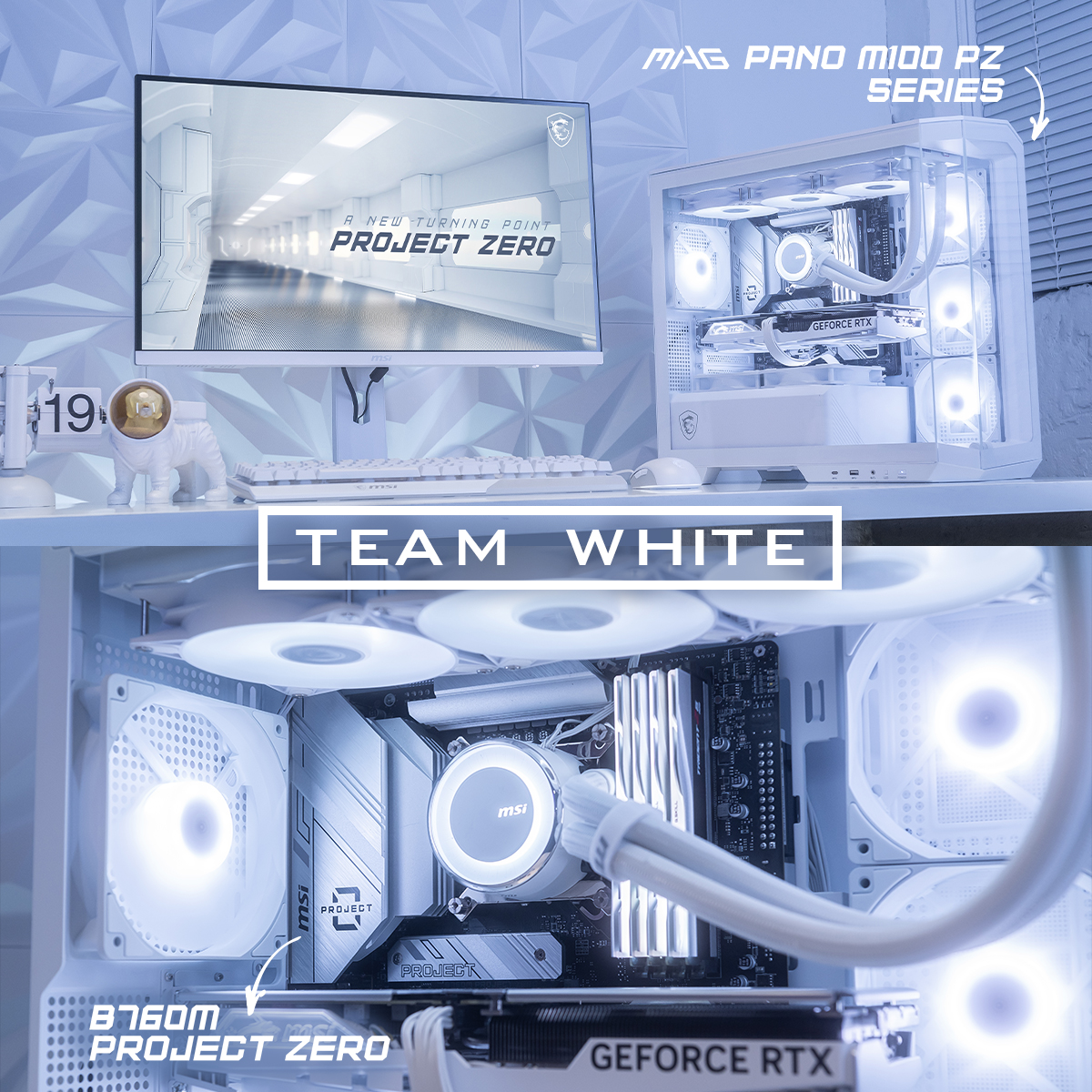 msigaming's tweet photo. Make your decision wisely, whether you're on Team Black or Team White. With the Project Zero Series PC featuring a rear-connected case and motherboard design, your PC can effortlessly achieve a sleek and beautiful exterior.
.
Learn more: https://t.co/wDNEGgcY5X https://t.co/dpUblYuVcd