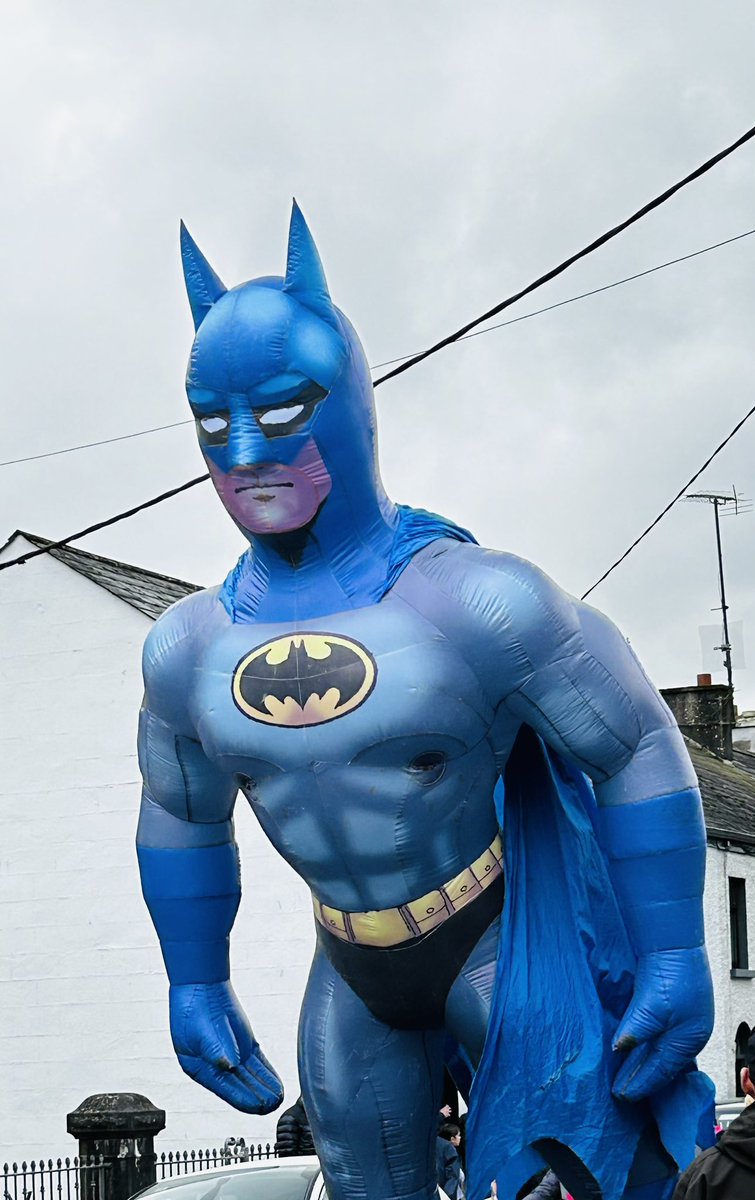 It wouldn’t be #Easter without ….. Batman! #HappyEaster from #Roscommon 💛💙