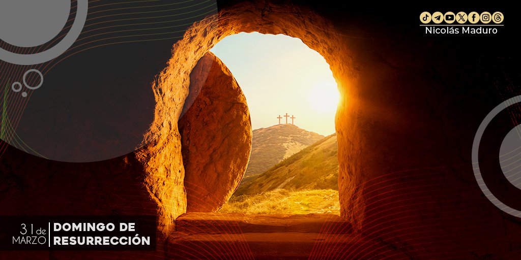¡Domingo de Resurrección! Finaliza la Semana Santa dejándonos el mensaje de la esperanza: Jesús venció a la muerte y nos invita a vivir con la certeza de que el amor de Dios es la fuerza más poderosa sobre la tierra. ¡Feliz Día de Pascua!