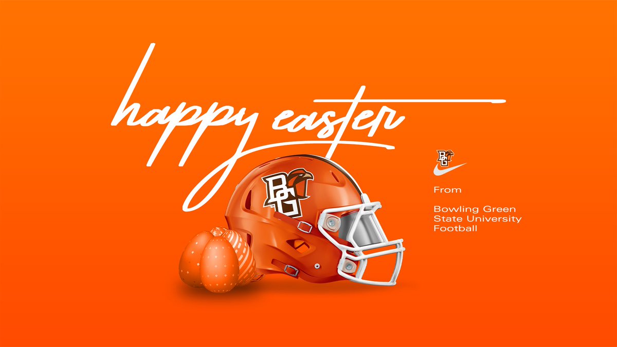 Happy Easter from Bowling Green Football to you and yours 🟠🟤