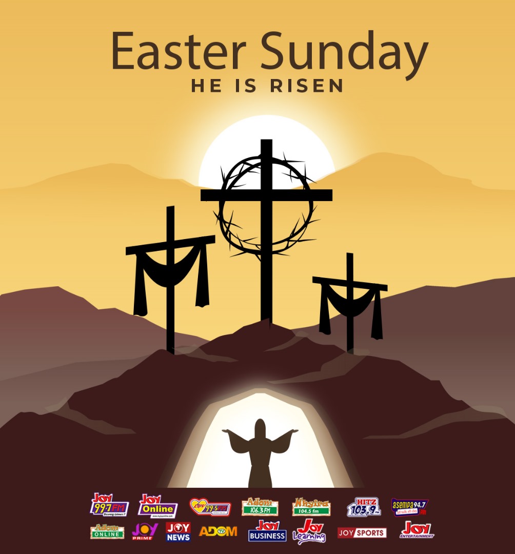 JoyPrimeTV's tweet photo. Happy Easter from us at the Multimedia Group Ltd with a special shout out from the Joy Prime Team. 

He is risen. #TheUltimateExperience #ChristAtWork https://t.co/qP13X9tE9X