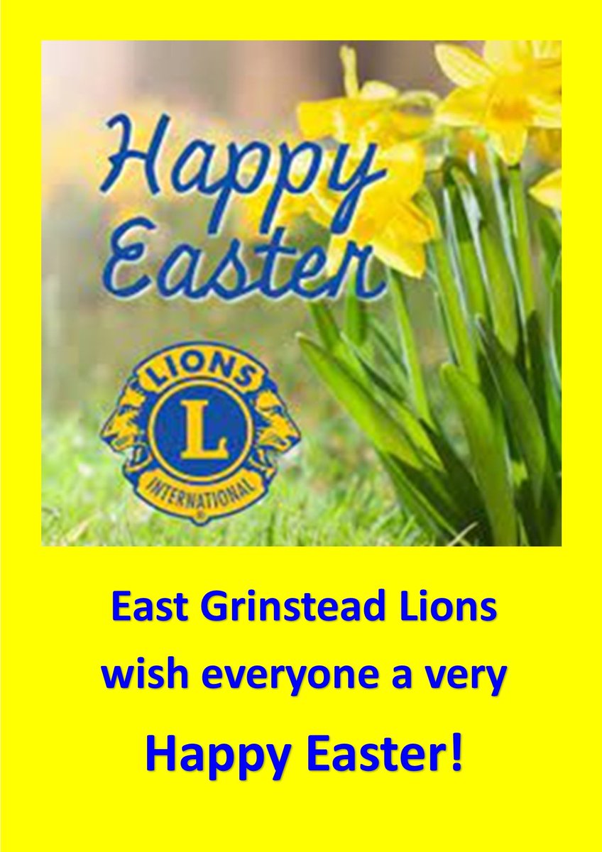 East Grinstead Lions Club (@Grinstead_Lions) on Twitter photo 2024-03-31 12:57:51