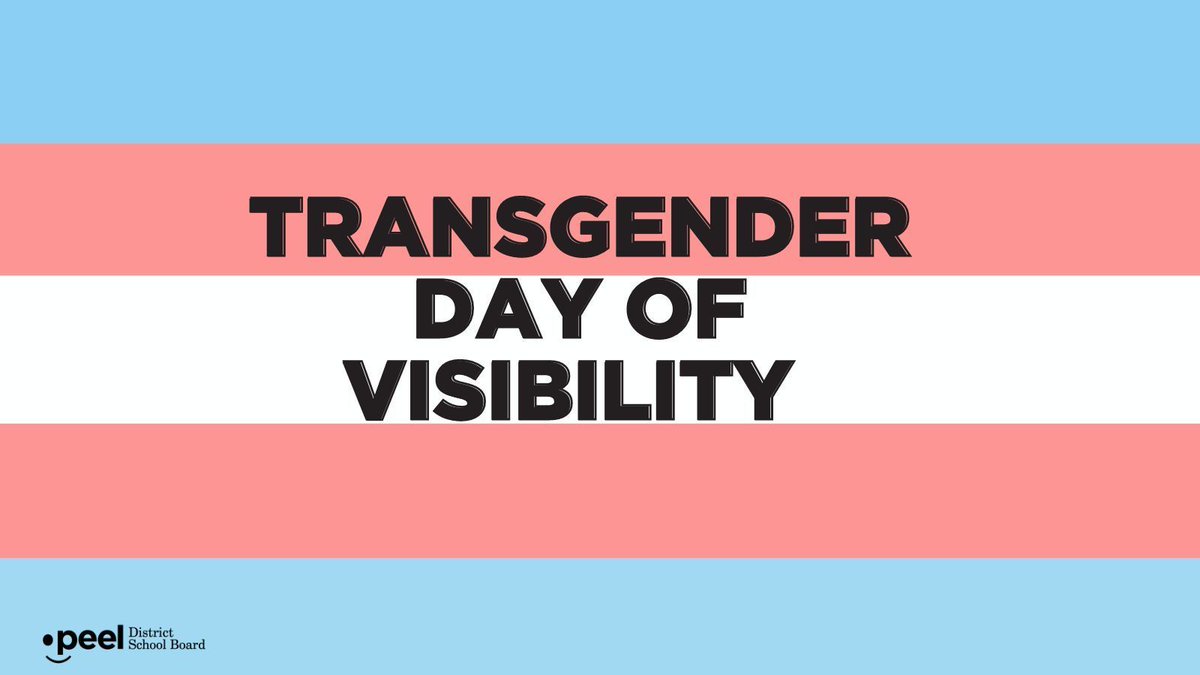 Today, on Transgender Day of Visibility, we celebrate the accomplishments, contributions and lives of transgender, gender nonconforming and nonbinary people. Let's continue to raise awareness and speak up against systemic discrimination against transgender people.