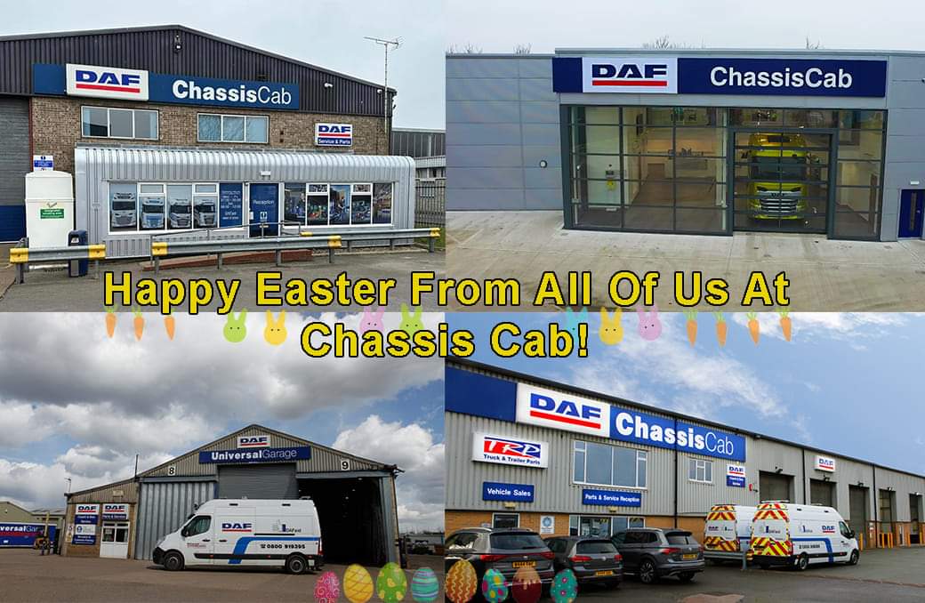 Happy Easter from everyone at Chassis Cab. We hope you have a eggtastic weekend! 🐣🐰