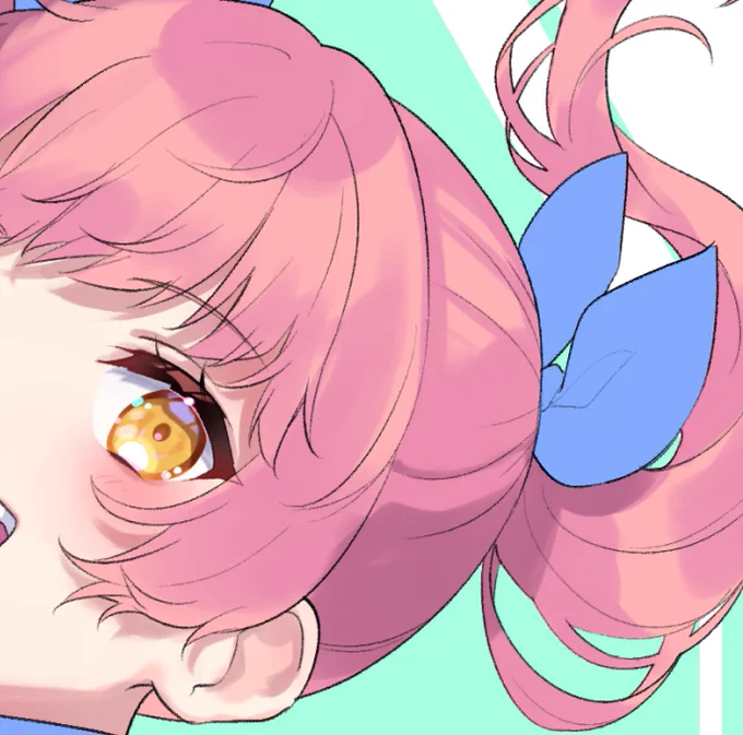 毎日投稿257日目 髪塗りふたりめちまちまと#毎日投稿 #一日一絵 #イラスト #wip #進捗 