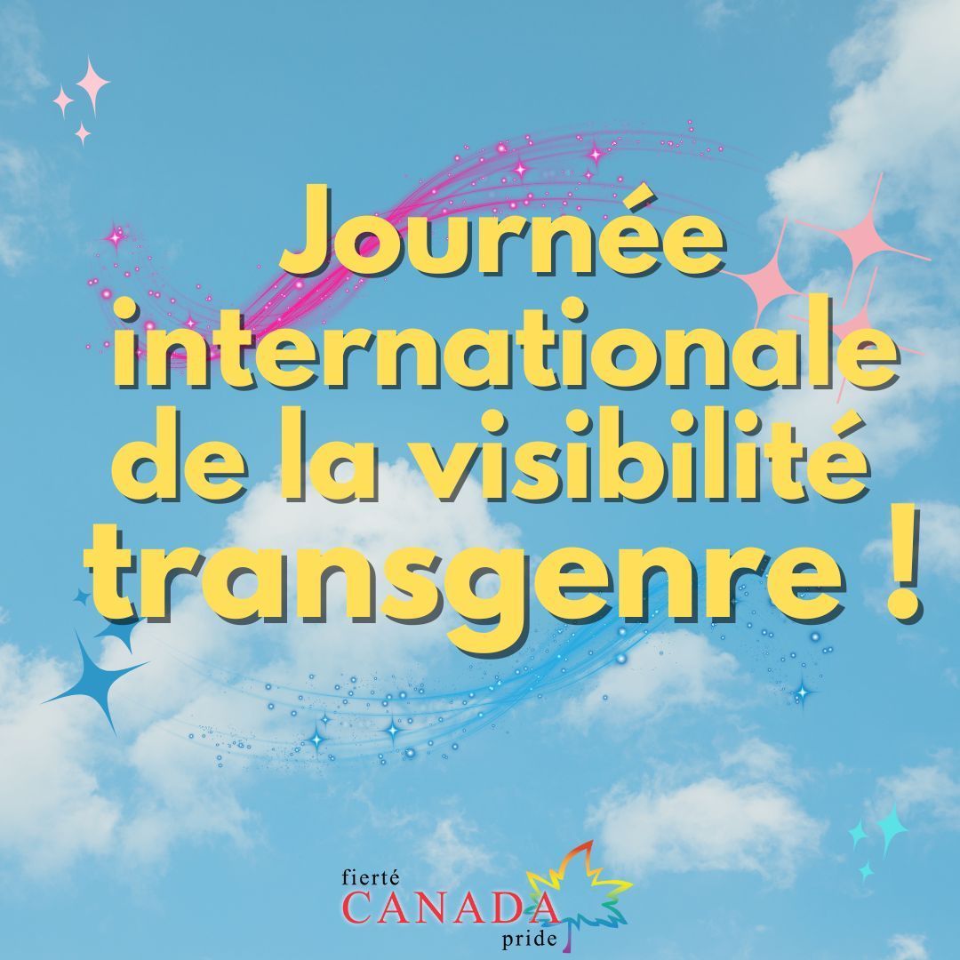 La solidarité pour cette « Journée internationale de la visibilité transgenre » et penser à toutes les personnes Trans incroyables qui donnent tant à notre mouvement chaque jour 🏳️‍⚧️