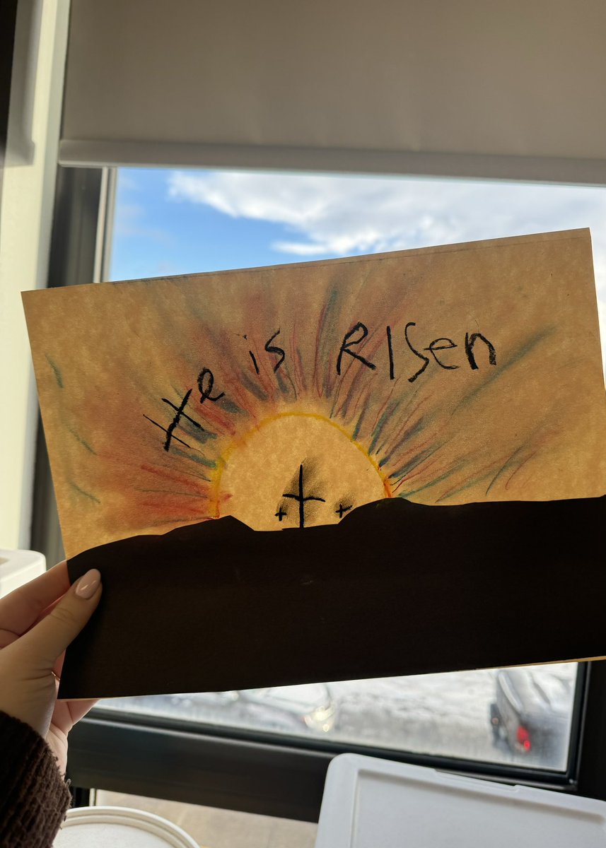 ms_storto's tweet photo. He is Risen! Happy Easter to all🤎 https://t.co/uv5YaEBQPK