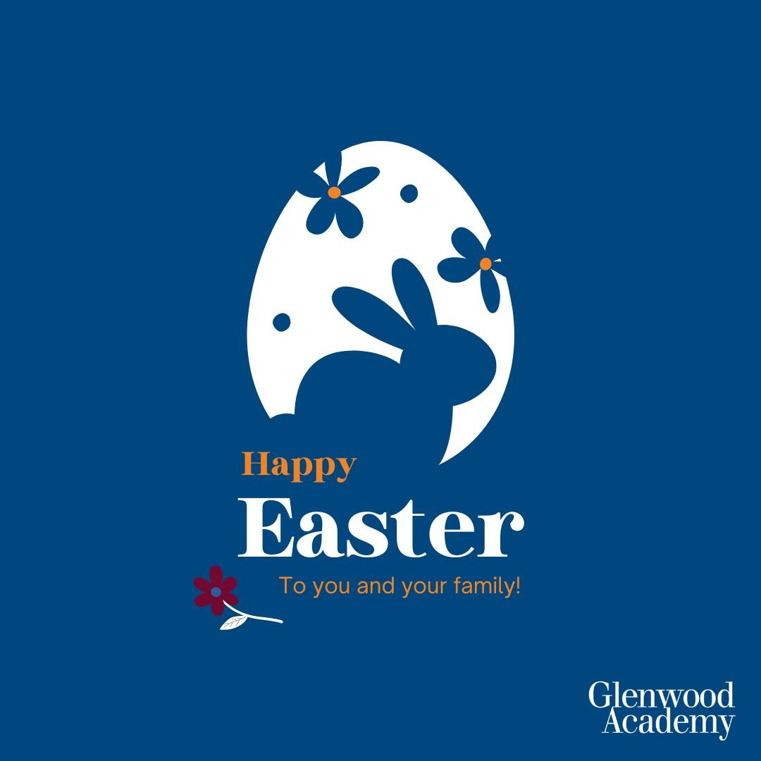 Warmest Easter wishes from Glenwood Academy to you and your loved ones! May this day be filled with joy, renewal, and cherished moments. 🐣🌷 #HappyEaster #GlenwoodFamily