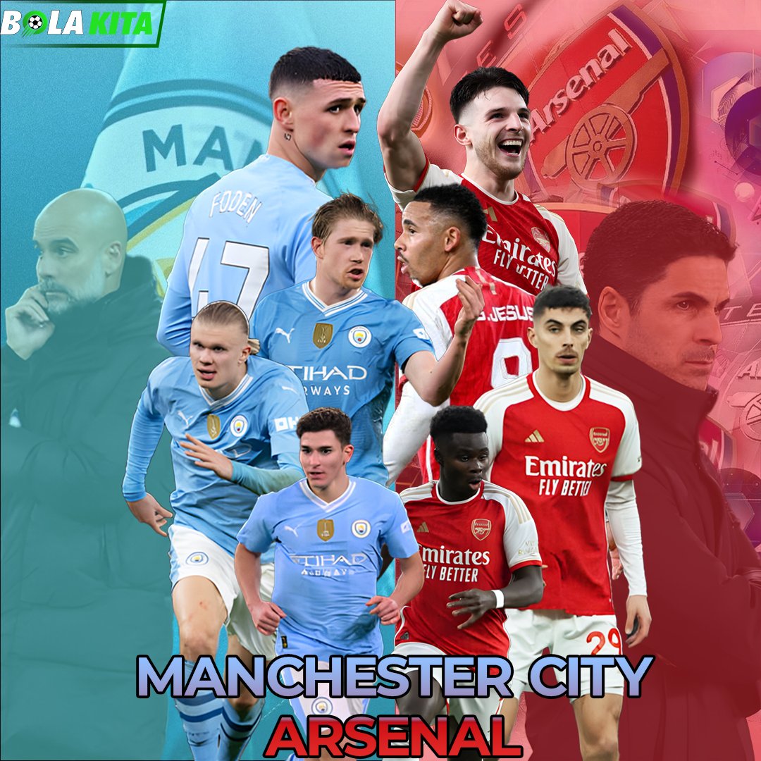 BIG MATCH !!
MANCHESTER CITY VS ARSENAL
TODAY, 22:30 WIB

#racunjp_ind #bolakita #fyp #viral #trending #pertandingan #match #sepakbola #tebakskor #tipsbola #prediksiskor #prediksi #manchestercityfc #arsenal #manchestercityvsarsenal #ligainggris #premierleague