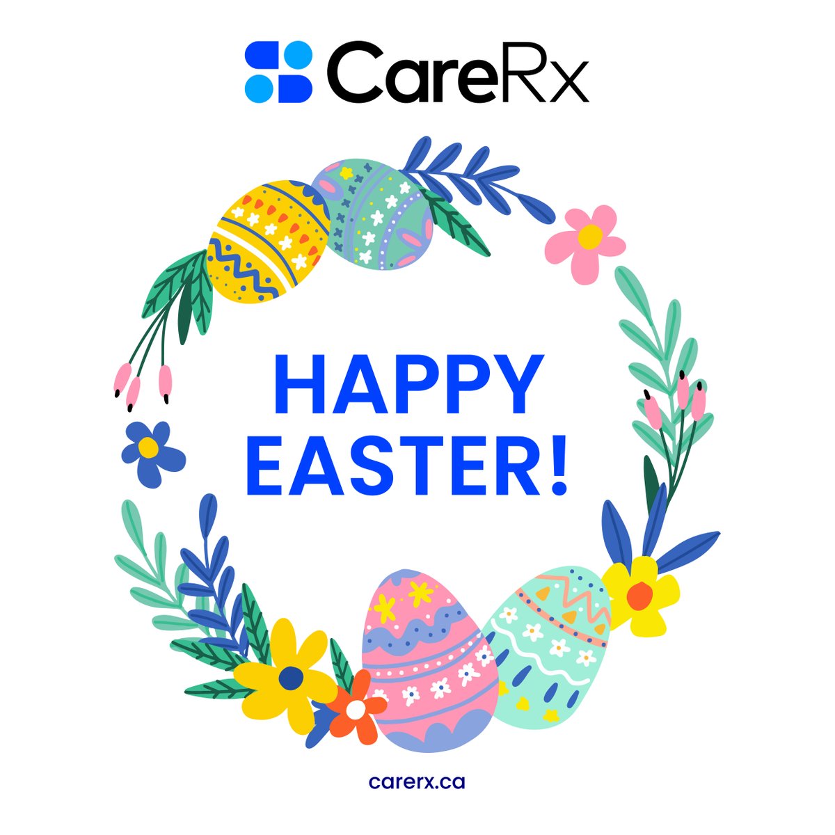 CareRx wishes you a Happy Easter! May it bring you happiness, peace, and good health to you and your loved ones. #CareRx #Easter