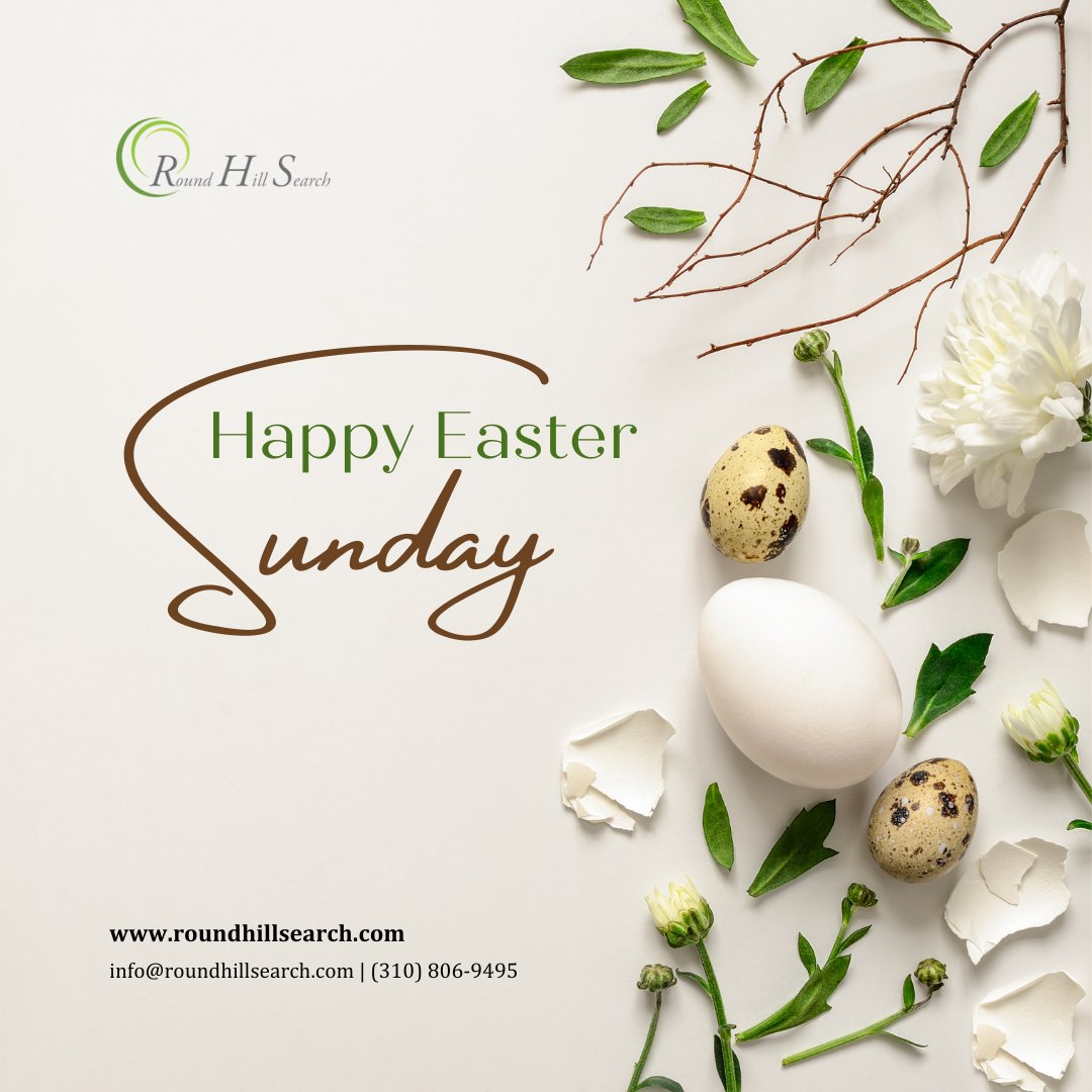 Wishing you a joyous Easter from Round Hill Search! 🐣 May this day bring renewal and happiness to you and your loved ones. 

#RoundHillSearch #EasterBlessings #RenewalAndHope #EasterWishes