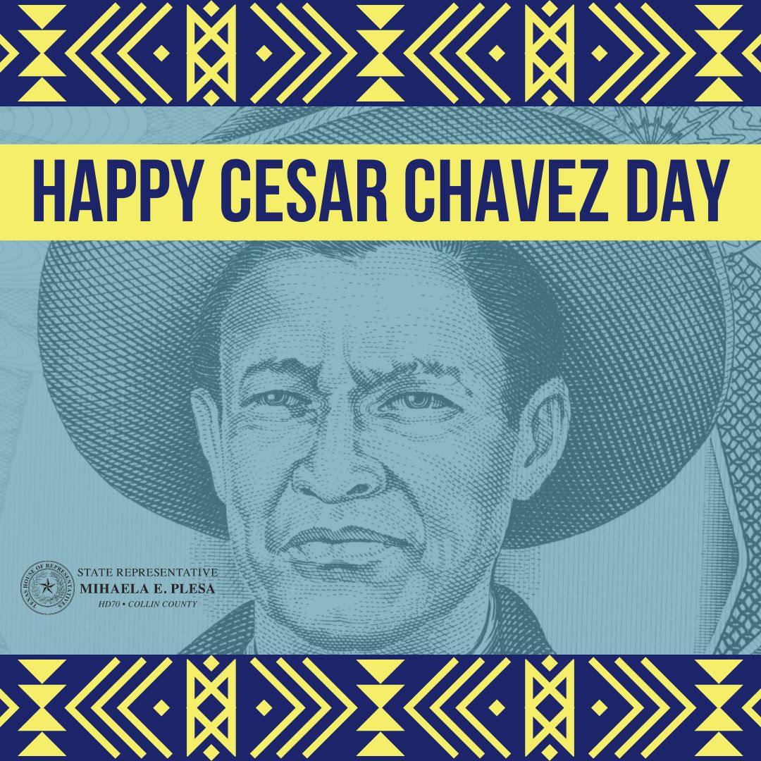 Today, we honor #CesarChavez, a champion of workers' rights & social justice. His dedication to improving the lives of farmworkers inspires generations. Chavez's nonviolent activism led to significant changes in labor laws, ensuring fair wages and dignity for those in the fields.