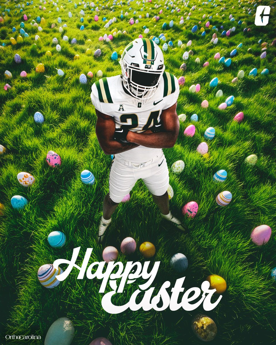 Happy Easter from Charlotte Football! ⛏️