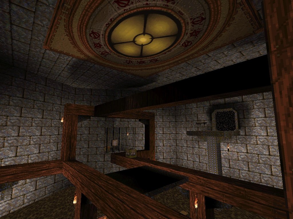 shoutout to one of the most unhinged rooms in Quake. how did he get away with this?