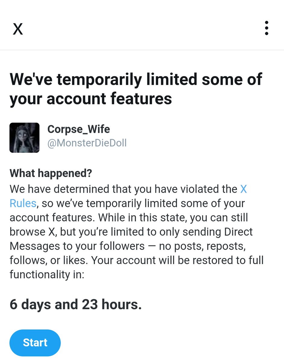 snackrio's tweet photo. @MonsterDieDoll it's your favorite corpse from an unused account here to say I've been banned for a week 😭 please follow me on my private @snippetofribbit to keep me company through these dark times 😔🤙🏽 https://t.co/M4oZnVOA46