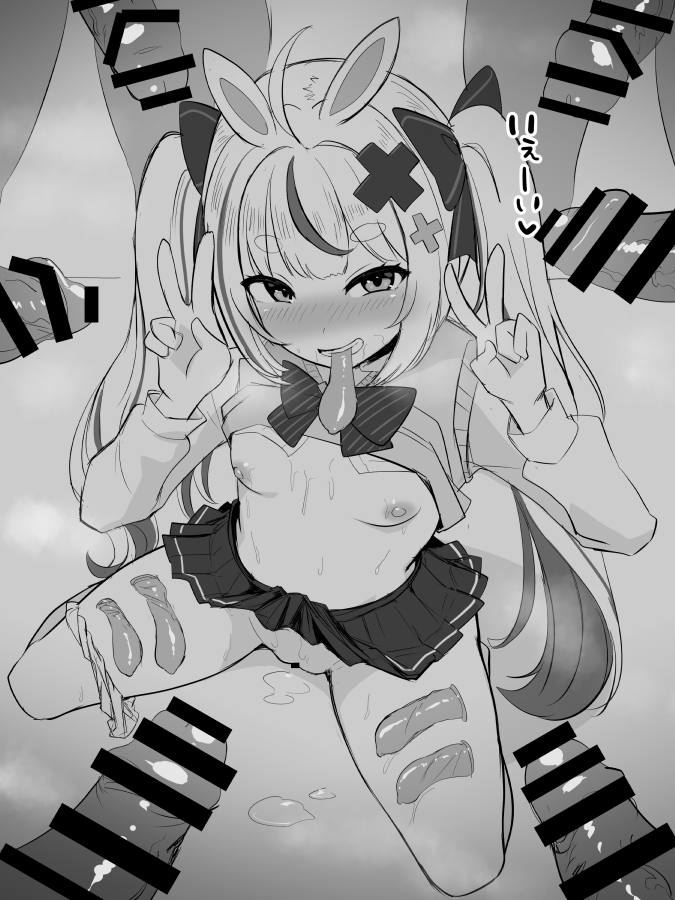 #今月描いた絵を晒そう 
モノクロばっかり描いてる 