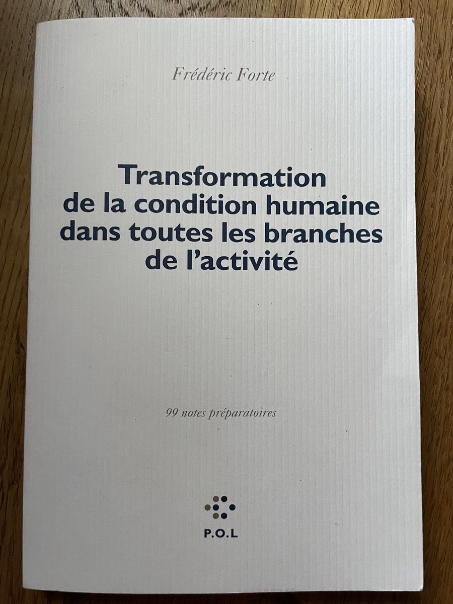 Daniel_Pozner's tweet photo. #FredericForte !
@editionsPOL https://t.co/A3zJXWBpMm