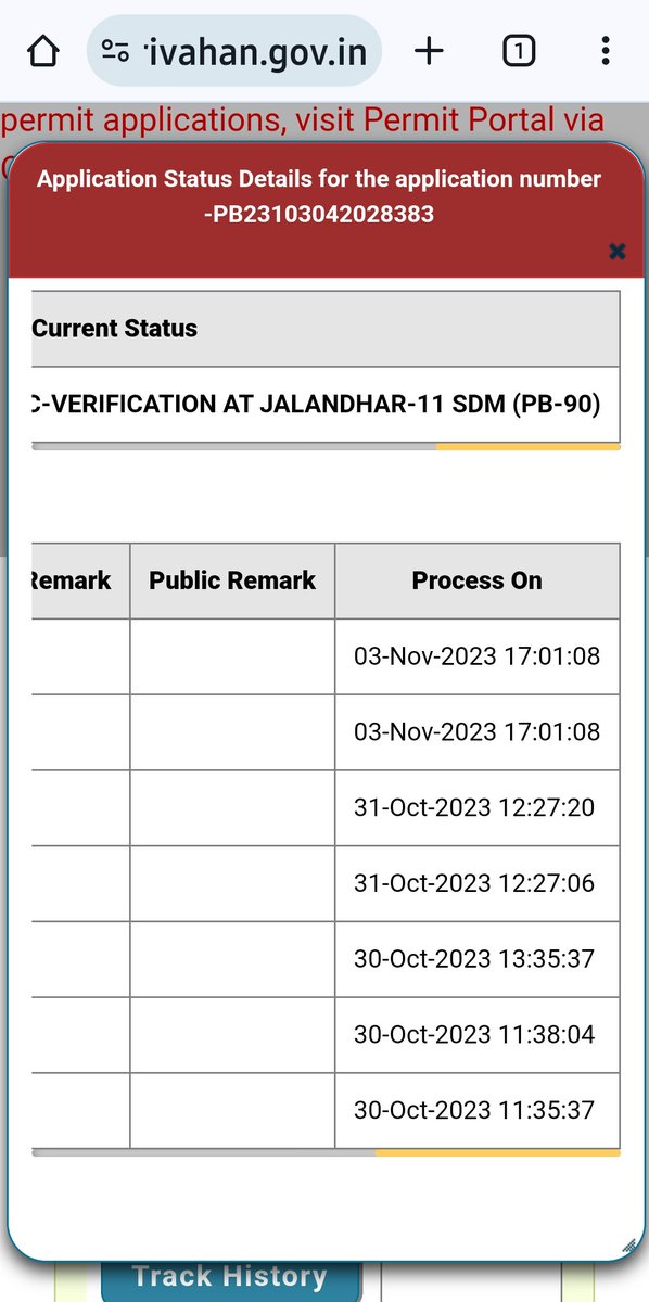 balrajscheema's tweet photo. @BhagwantMann @Laljitbhullar #Jalandhar SDM-2 Balbir Raj Singh ਤੋਂ 73 ਸਾਲ ਦੀ ਬਜ਼ੁਰਗ ਔਰਤ ਦੀ RC application PB23103042028383 ਦੀ ਮਨਜੂਰੀ ਕਰਵਾ ਦਿਓ, ਜੋ ਕਿ 03 Nov.2023 ਤੋਂ ਰੁਕੀ ਹੋਈ ਹੈ.@AAPPunjab ਦਾ ਏਨ੍ਹਾ ਬੁਰਾ ਹਾਲ ਹੈ ਕਿ online ਕੰਮ ਕਰਨ ਵਿੱਚ 5 ਮਹੀਨੇ ਲੱਗ ਰਹੇ ਨੇ. #NOTA #Elections2024 https://t.co/CGbcAUhm0S