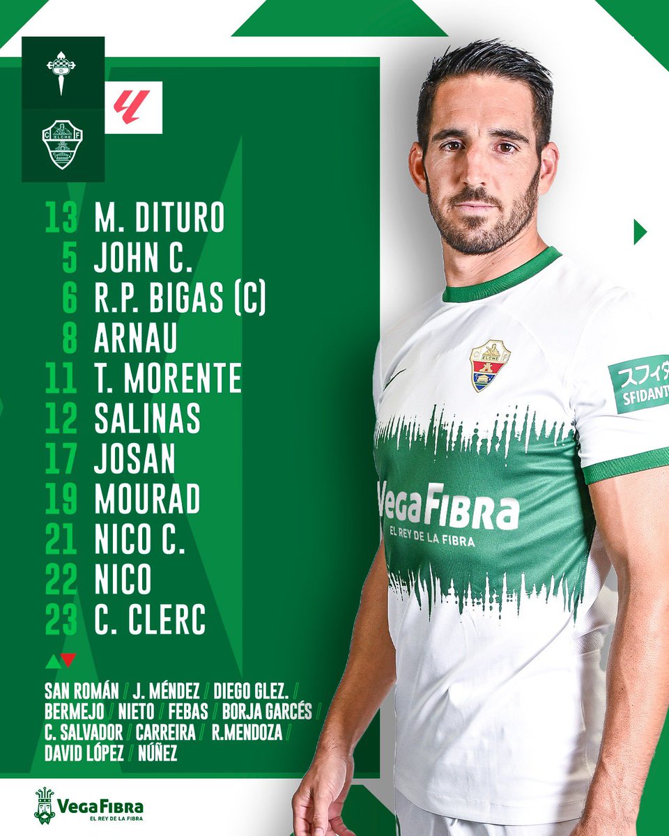 elchecf's tweet photo. 🫵🏼 ¡Nuestro 𝗼𝗻𝗰𝗲! 💚

#RacingFerrolElche | #MuchoElche https://t.co/bCpKPk4JwX