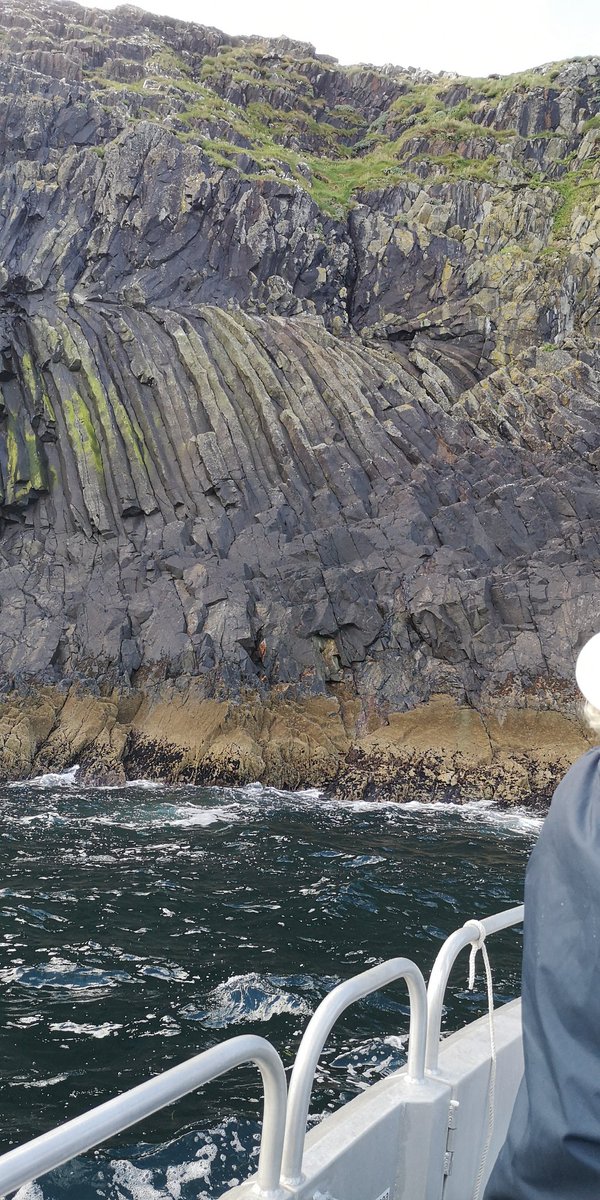 Valentia Slate (@valslate) on Twitter photo Columnar jointing in Devonian gabbro on Beginish near Valentia. 330 million years older than the Giant's Causeway! This and the nearby Cathedral Cave would make a great trip in 2024 with local <a href="/Kerryaqua/">Kerry_Aqua_Terra</a> boat tours. Columnar jointing in Devonian gabbro on Beginish near Valentia. 330 million years older than the Giant's Causeway! This and the nearby Cathedral Cave would make a great trip in 2024 with local <a href="/Kerryaqua/">Kerry_Aqua_Terra</a> boat tours.