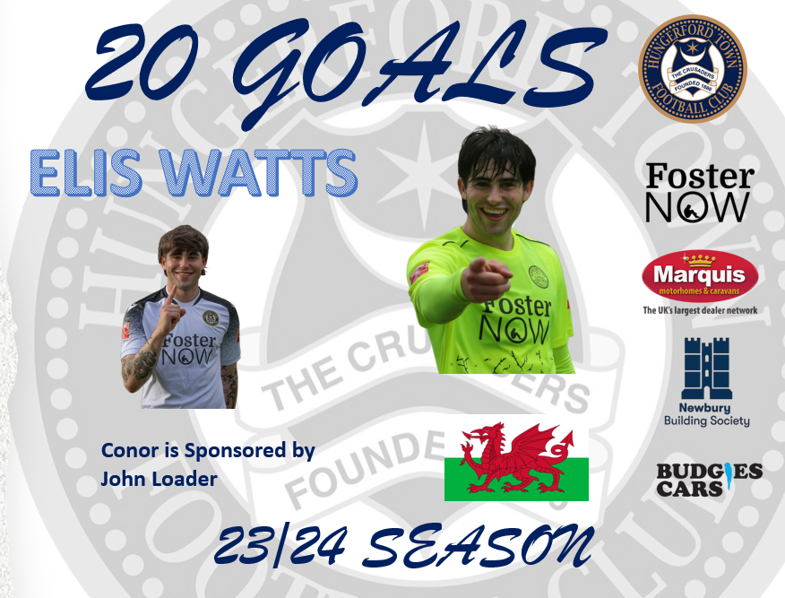 Congratulations to @WattsElis who with his winner v @BracknellTownFC has hit the 20 goals for this season mark Well played Elis and lets hope for many more!