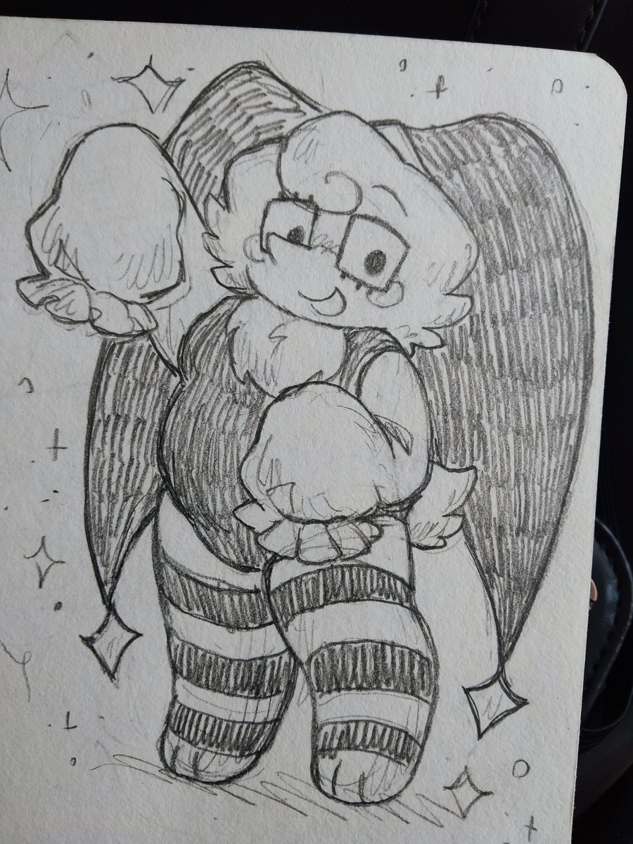 Bubblzbom's tweet image. sketch of Ollie 
#addisona