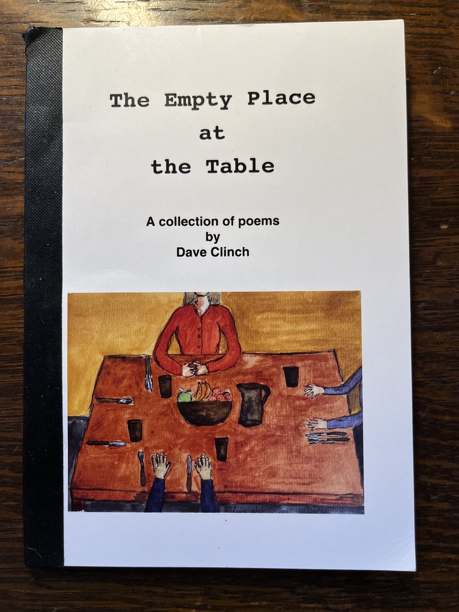 Warm thanks to my friend @DaveClinch for sending me a copy of his recently published book of poetry, *The Empty Place at the Table*. The book shows a searching, humane mind engaged with the central problems of our time. Congratulations, Dave!