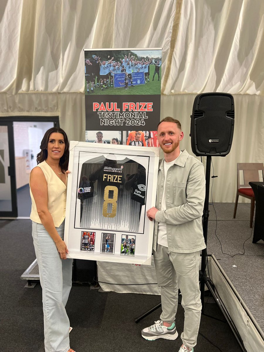 The Twelfth Man Memorabilia (@man_memorabilia) on Twitter photo We were delighted to frame this shirt for <a href="/BeithJuniorsFC/">Beith Juniors FC⭐</a> legend Paul Frize as he celebrated his testimonial night. Thanks again and here’s to many more successful years with the mighty Beith! We were delighted to frame this shirt for <a href="/BeithJuniorsFC/">Beith Juniors FC⭐</a> legend Paul Frize as he celebrated his testimonial night. Thanks again and here’s to many more successful years with the mighty Beith!