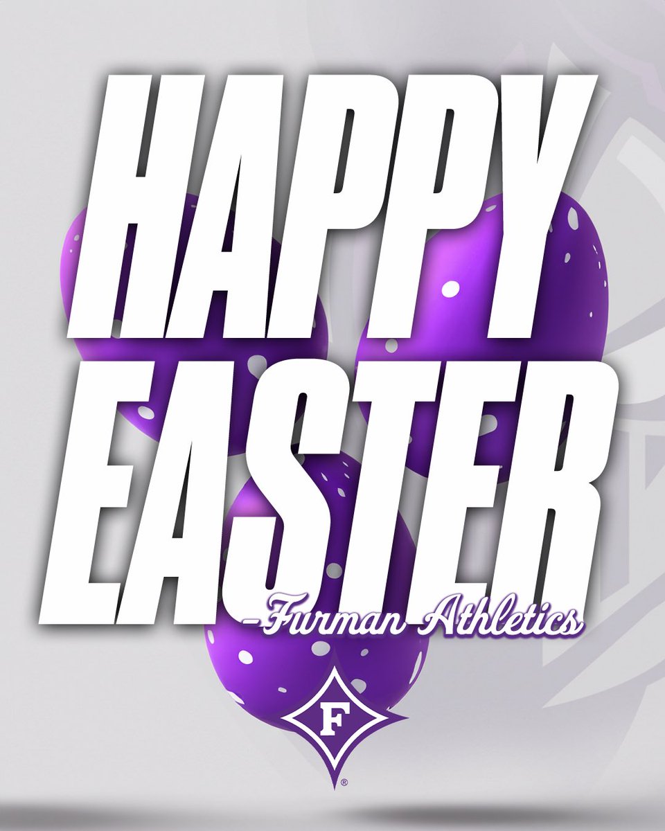 Happy Easter Furman Family!💜⚔️ #FUAllTheTime