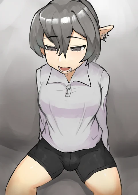 ついてるままメス?ケモ化(1/2) 