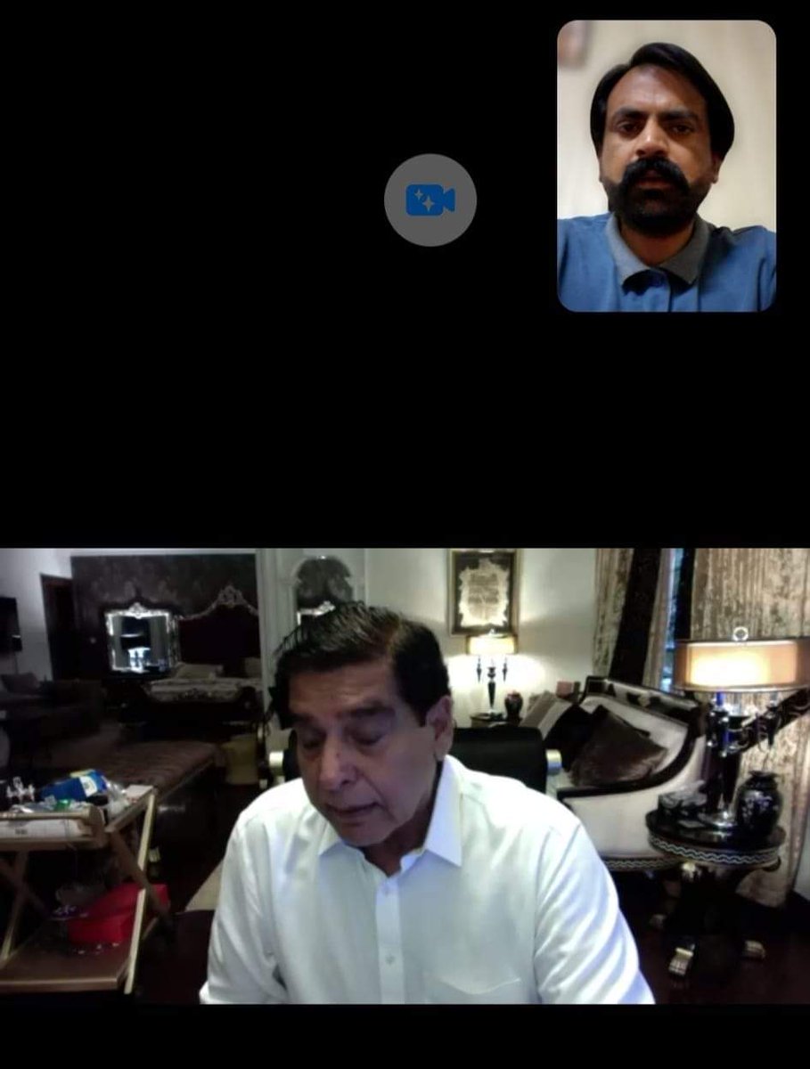 MohsanMalhi's tweet photo. 31مارچ: پاکستان پیپلزپارٹی وسطی پنجاب ایگزیکٹو کا ورچوئل اجلاس صدر وسطی پنجاب سابق وزیراعظم محترم راجہ پرویز اشرف صاحب کی زیر صدارت منعقد ہوا 
اجلاس میں پیپلزیوتھ وسطی پنجاب کی نمائندگی صدر محسن حسن ملہی نے کی
@BBhuttoZardari
@RPAPPP 
@AseefaBZ https://t.co/bapm4wWdXg