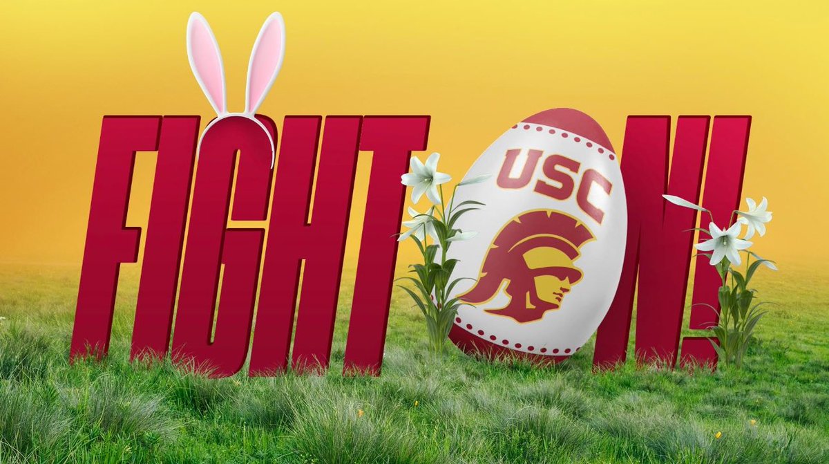 Happy Easter Sunday Trojan Fam!🐣🥚🐇💐 Fight On!✌️