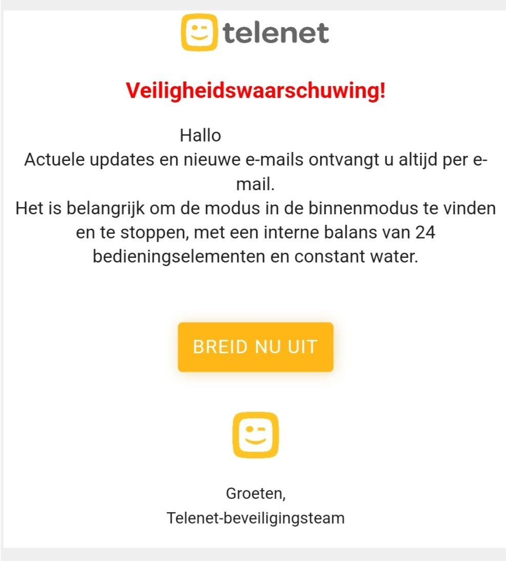 BennyLeemans's tweet photo. In een tijd van AI zijn er nog altijd toch ook phishers die gebruik maken van oude vertaalrobots... Ofwel ben ik niet slim genoeg om te verstaan wat ze zeggen? https://t.co/WKyv6i6RpS