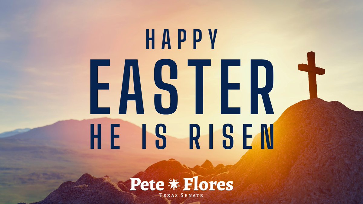 Wishing you and your family a blessed Easter Sunday.