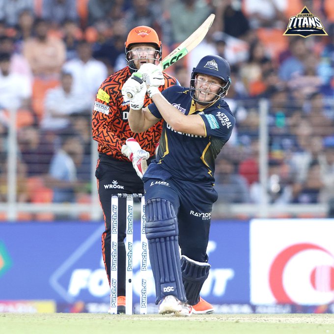 Miller finishes off in style 🚀 📹 Credits: Twitter/gujarat_titans