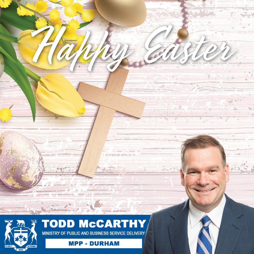 I would like to wish a #HappyEaster to all Ontarians celebrating. As you gather with your family, friends, and loved ones, we wish you nothing but peace, love, and happiness. #onpoli #Easter2024