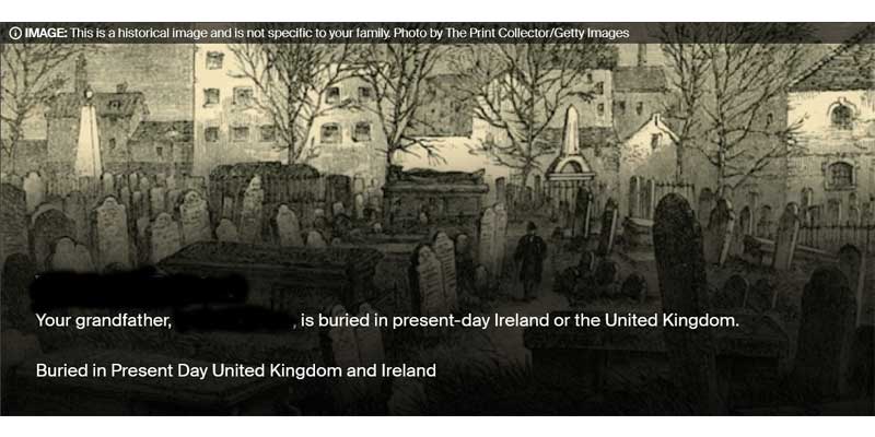 My Grandfather is buried in Kerry - <a href="/Ancestry/">Ancestry</a> <a href="/AncestryUK/">Ancestry UK</a> refers to this as "Ireland or the United Kingdom" and "UK and Ireland" - an organisation like this should know that Kerry hasn't been in the UK for almost 102 years!