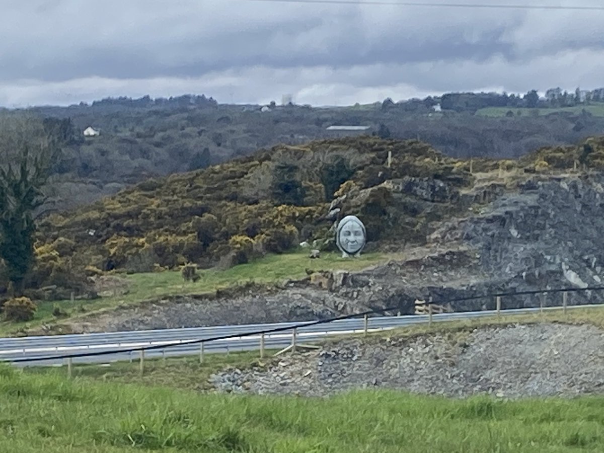 AINE, the goddess of fertility, abundance &amp; midsummer, one of two large scale sculptures by artist Sarah Goyvaerts - new landmarks on the N22 between Macroom and Baile Bhuirne.  ⁦<a href="/Corkcoco/">Cork County Council</a>⁩ ⁦<a href="/TIINews/">TII</a>⁩ #PublicArt