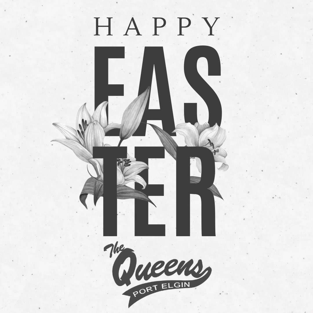 Happy Easter, from the Queens family to yours!

Reminder: we are closed today and tomorrow.