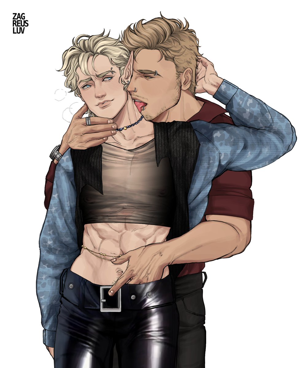 kev_nsfw's tweet photo. The insanely stupidly incredibly talented @ZagreusLuv did this for me <3 

The hottest EVER Kev and Lian! After a night out clubbing, Kev has to stake his claim on Lian... He gets a bit possessive when others flirt with his man :) 

Kev is mine, Lian is @killing_the_sun's https://t.co/FxOLL9AHQQ