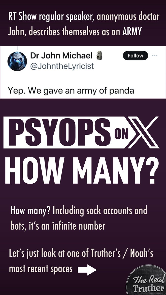 Faceles007's tweet photo. THE REAL TRUTHER SHOW
@thevivafrei @Censored4sure @canceledmouse @stkirsch @nestcommander 

#PandoCrew #PandoGate 
3/5 🧵↕️ https://t.co/myTfMWbvUp