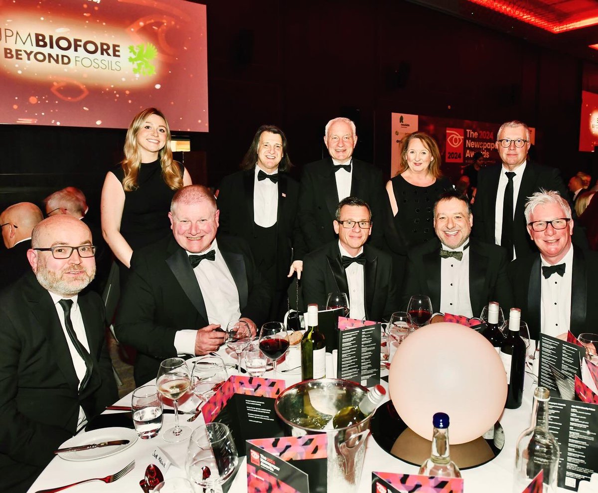 A brilliant evening last week at the #2024NewspaperAwards, raising lots of money for @alzheimersresearchuk, who were this year’s chosen charity. Feeling incredibly lucky to work around such passionate people, all working #foracure 🗞️🧡